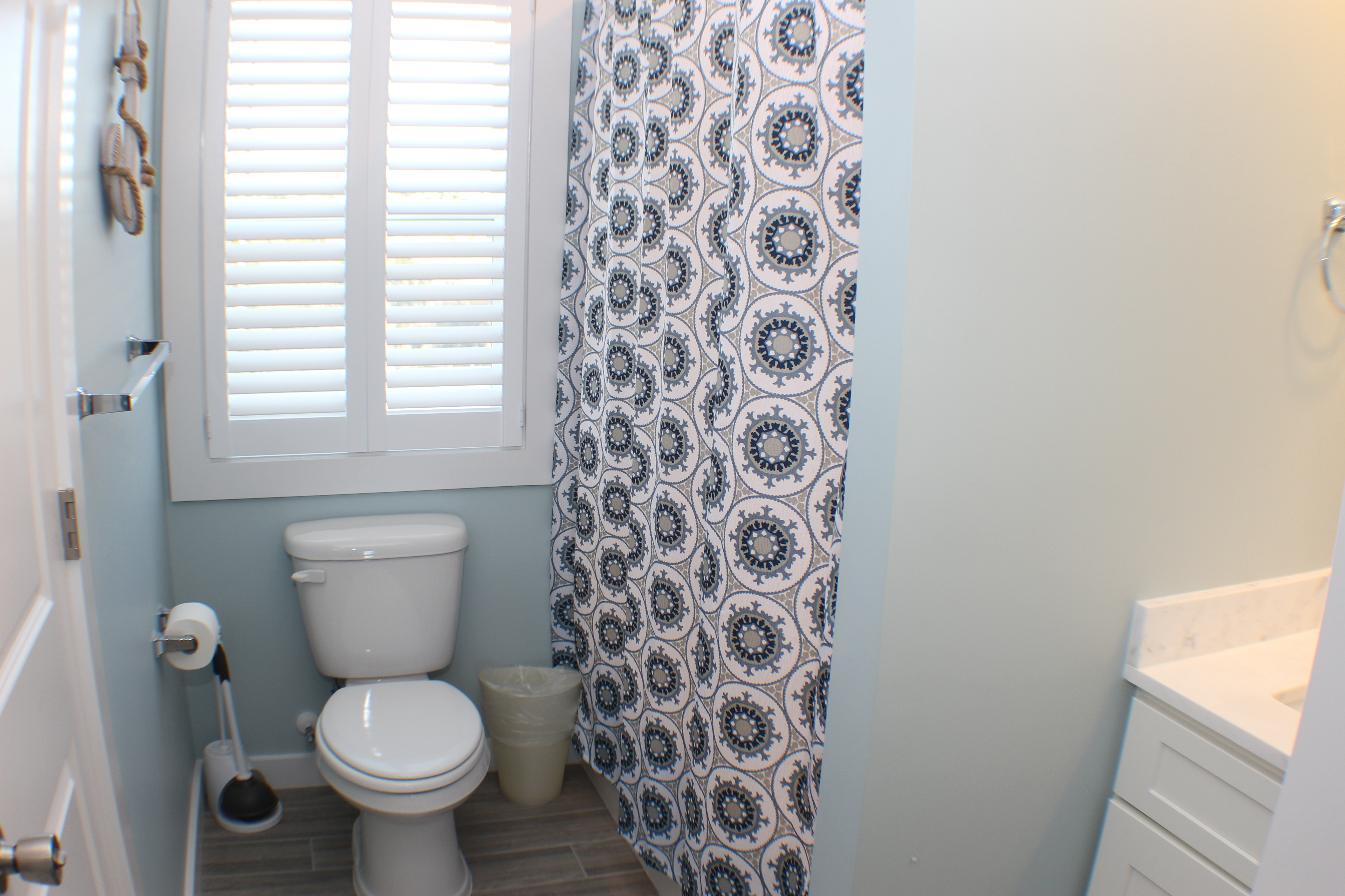Northerly bathroom for the Blue bedroom
