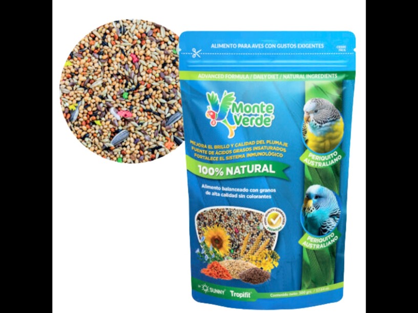 TP-7838 ALIMENTO 
MONTEVERDE PERIQUITOS 500G