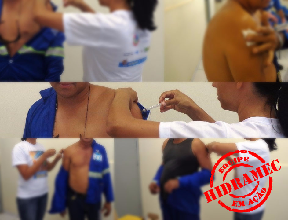 Campanha de Vacinação dos colaboradores da Hidramec.