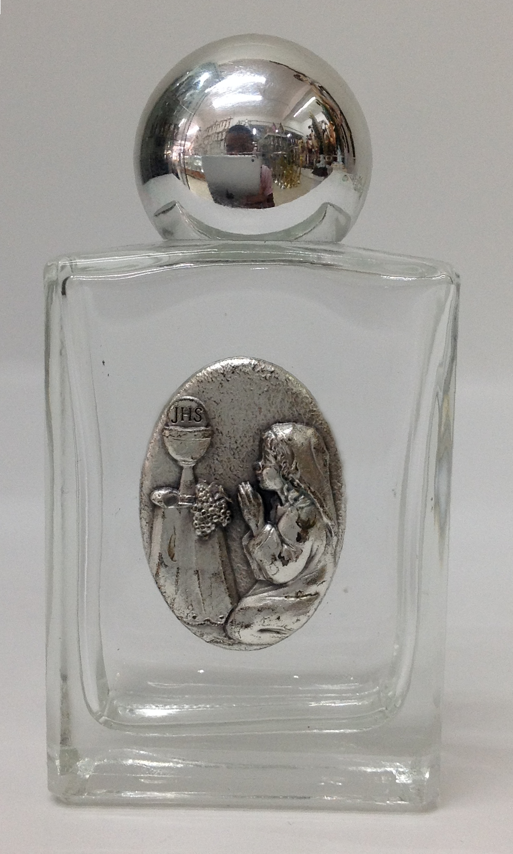 BOTELLA CON IMAGEN DE COMUNIÓN NIÑA