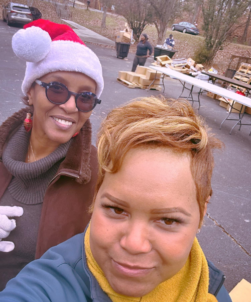 Food pantry volunteers