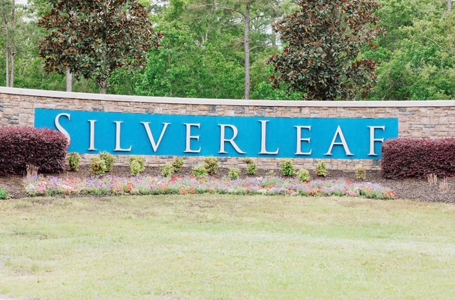 Silverleaf wall sign.