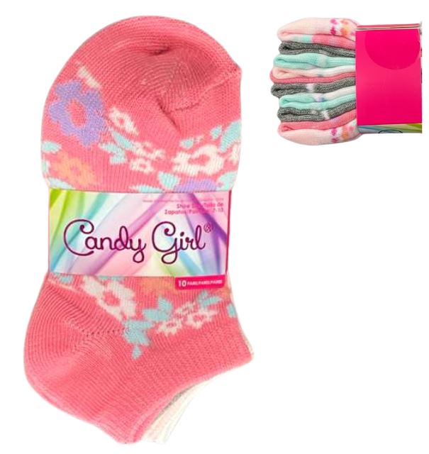 43CG382645TA-PNK
10PK CANDY GIRL LOW CUT SOCKS
SHOE SIZE 7-10
UPC 193159219147
60 CS PACK
