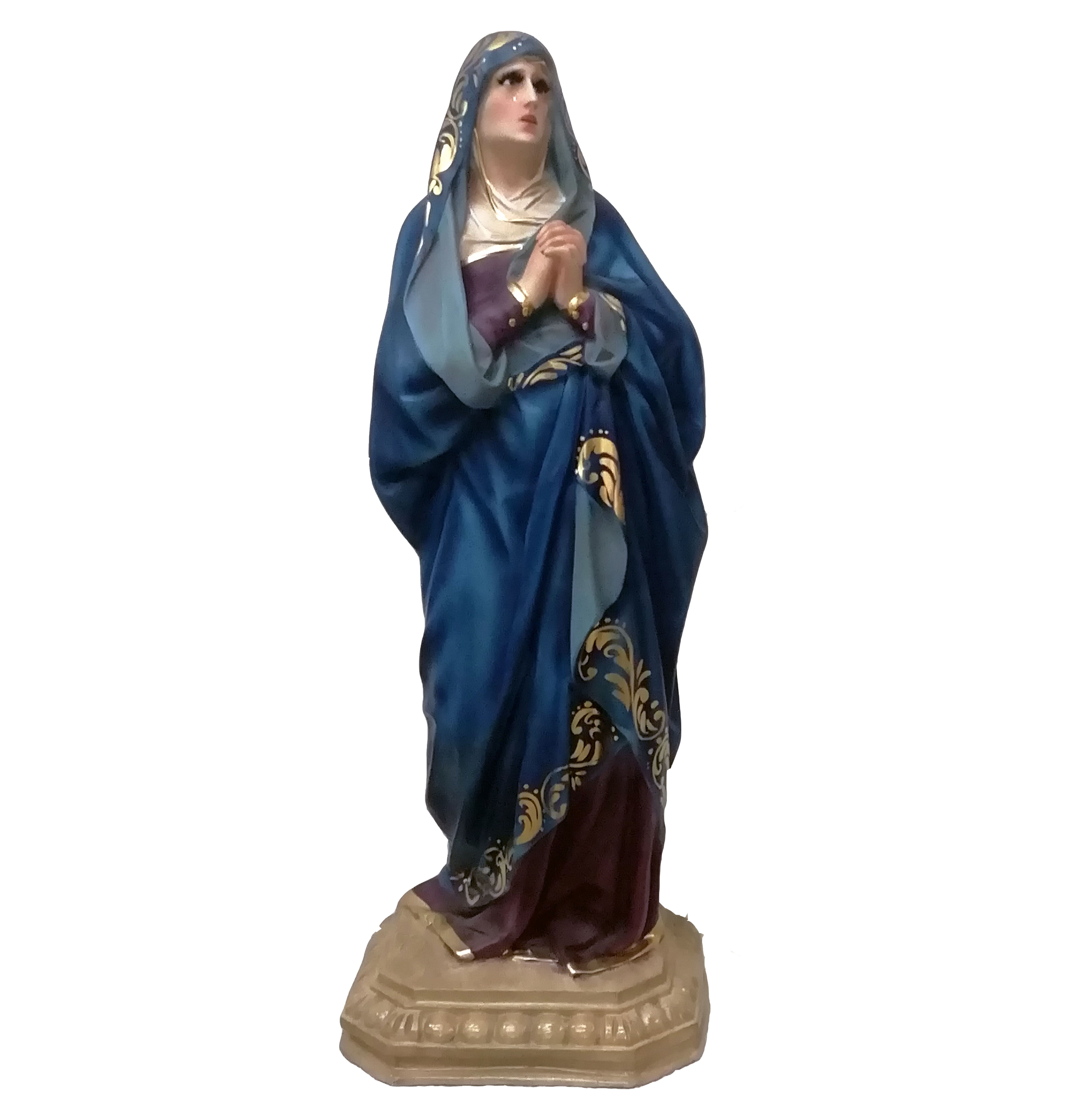 VIRGEN DOLOROSA 90 CM FIBRA DE VIDRIO