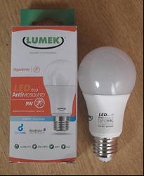 Bombillo LED 9W/100-240V 6500K 
Antimosquito Lumek. Código-15156 