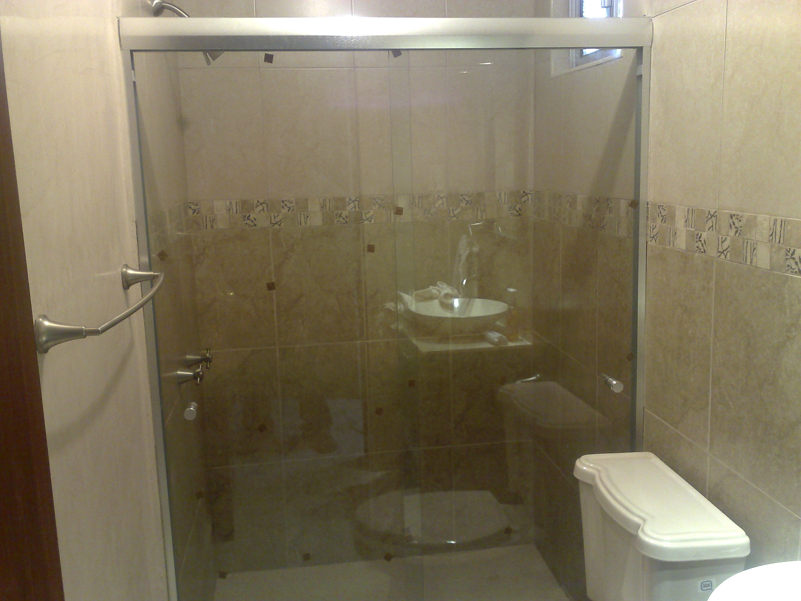 Cancel de baño en casa.