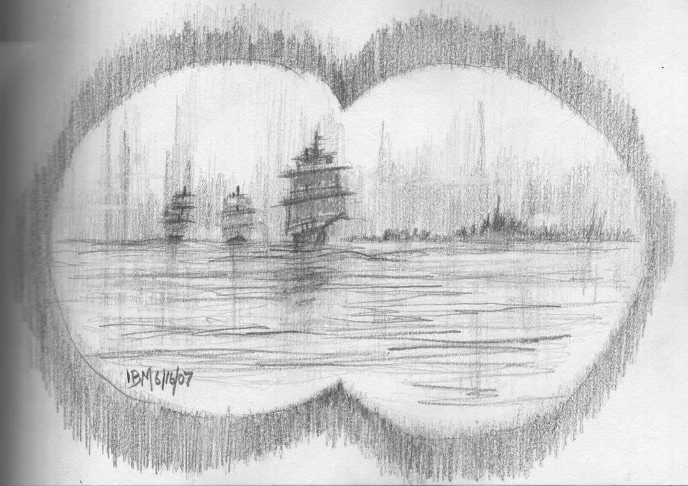 ships on the horizon ©ibm 6-16-07