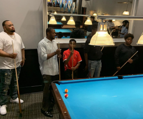 Men Playing Billiards 1