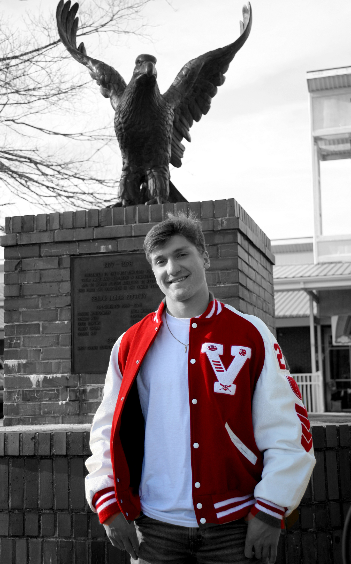 Portrait of a college varsity member