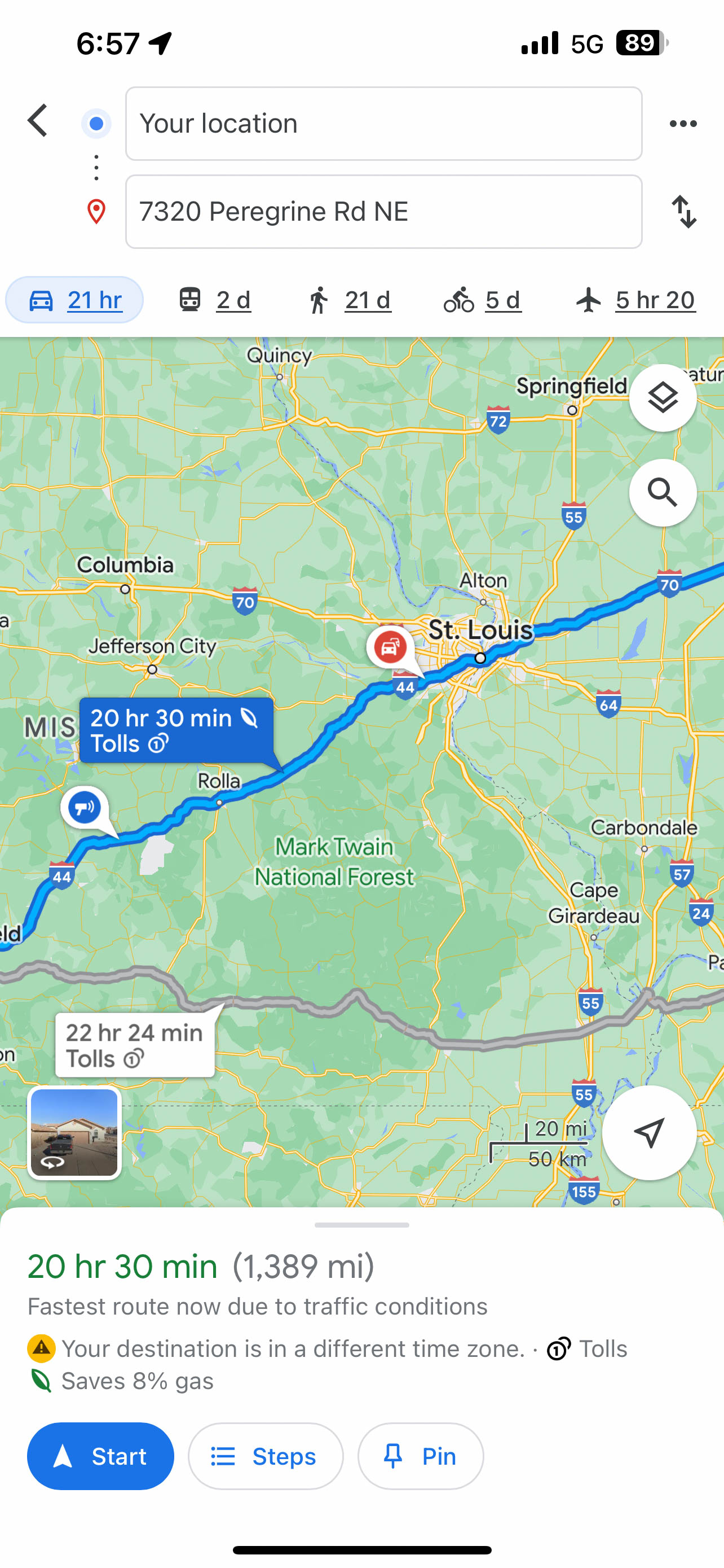 It's going to be a really long drive