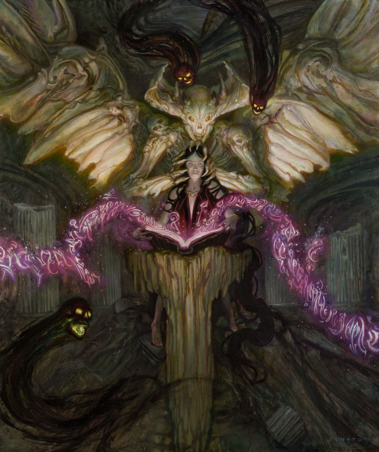 Demonic Tutor
Commander Masters
24" x 20"  Oil on Panel 2022
private collection
© Wizards of the Coast