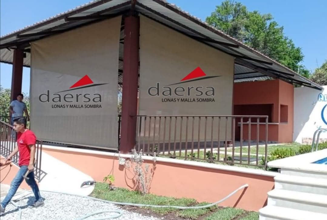 Cortinas de malla sombra 