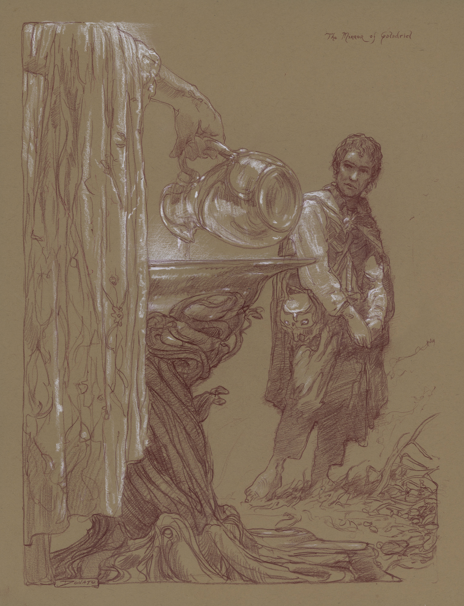 Do you wish to look?
17" x 14"  Watercolor Pencil and Chalk on Toned Paper