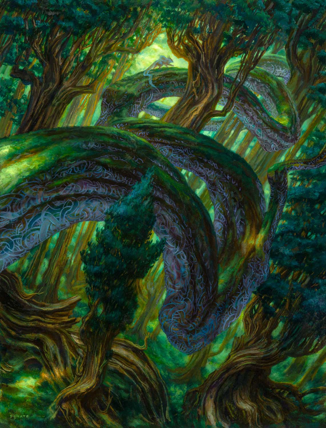 Branchloft Pathway
Secret Lair:  Ultimate Edition 2
24" x 18"  Oil on Panel
private collection