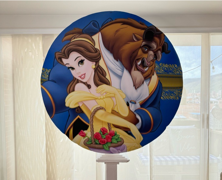 Circulo Efecto 3D Tematico
1.30m diametro x 2.20cm Altura
$80.000