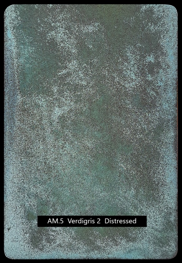 Sample AM.5 Verdigris 2 Distressed Artistic Metals