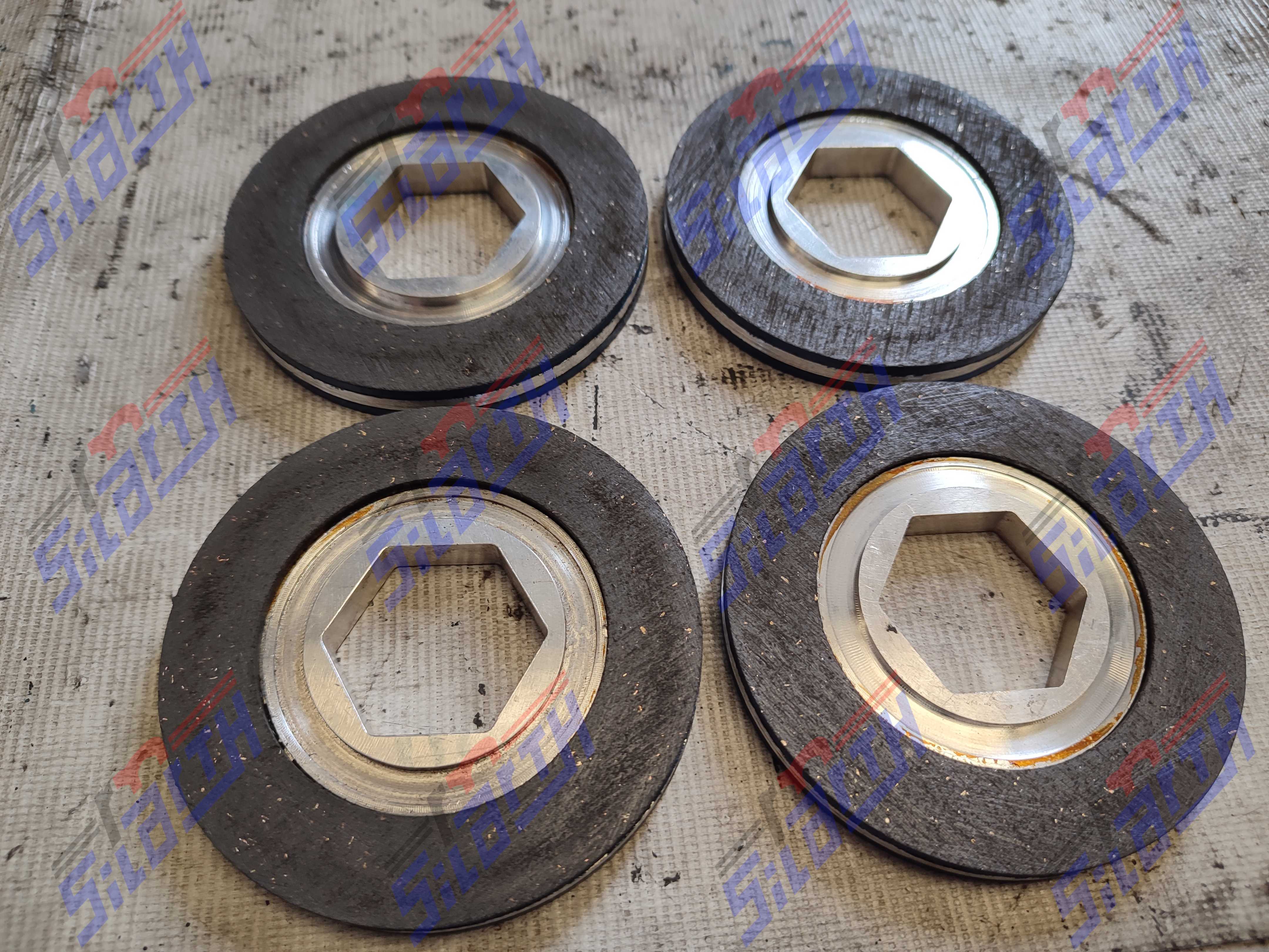 DISCO FRICCIÓN 4" C HEXAGONAL 1.400 AL