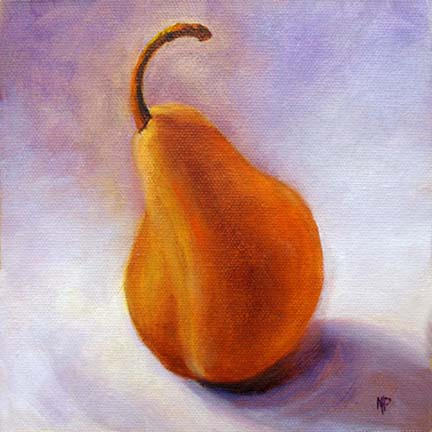 Expecting - 6"x6" Oil on Canvas Panel