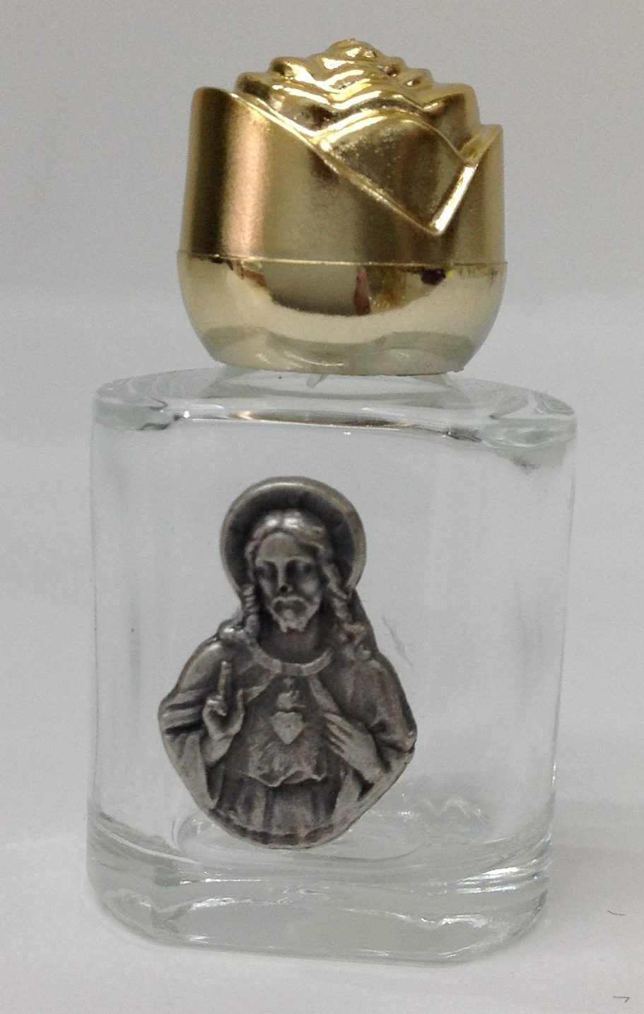 BOTELLA CON IMAGEN DE SAGRADO CORAZÓN DE JESÚS