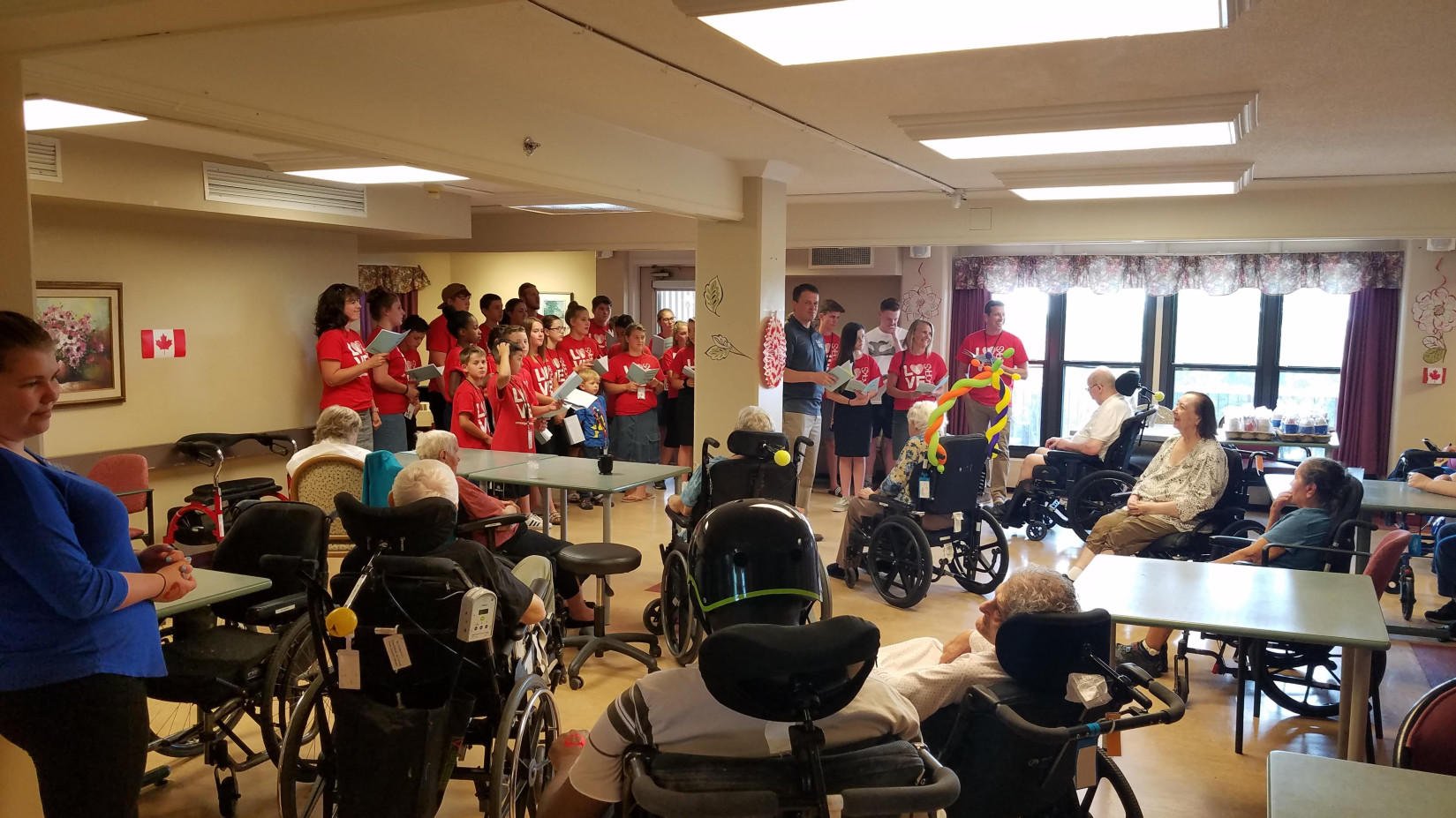 Love Works Outreach ~ "Sing Song" at extended care facility
