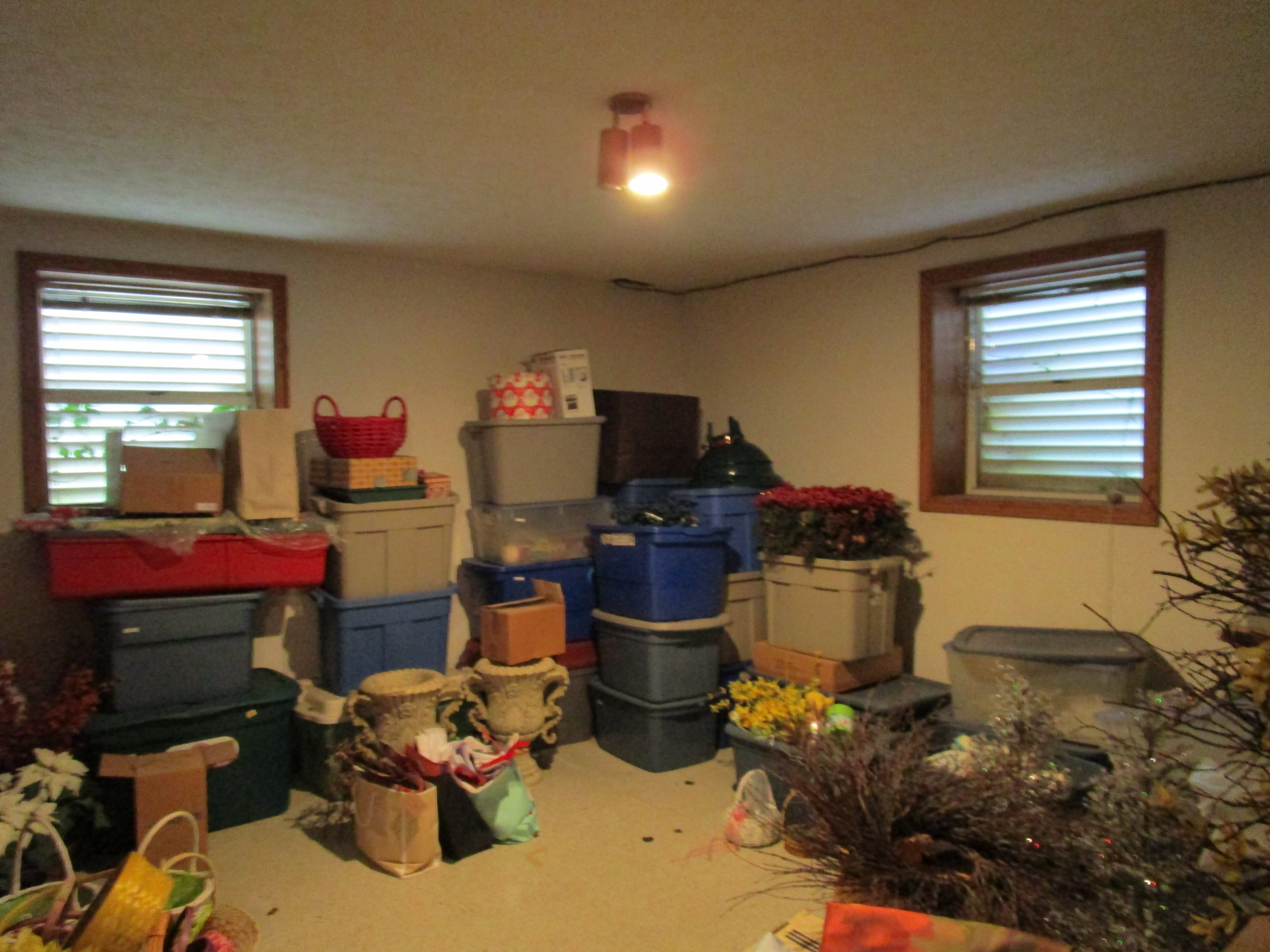 White Basement Before