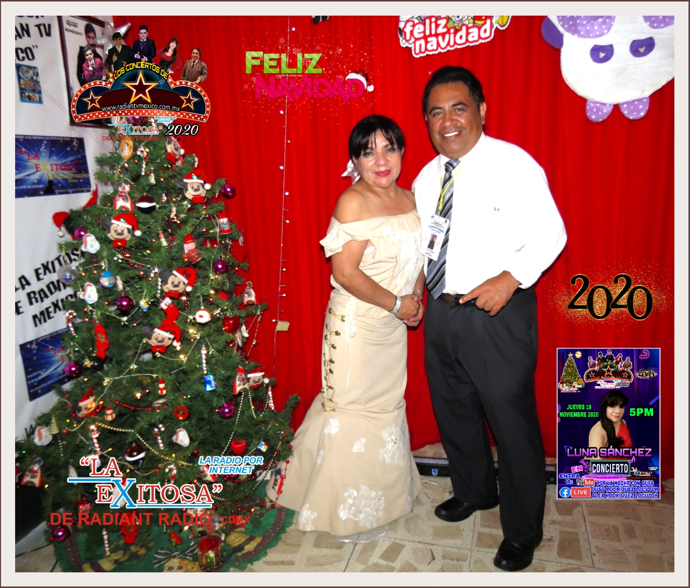 LIC ARTURO Luna Sánchez En Concierto de Fin de Año 2020 La Exitosa De Radiantv México
