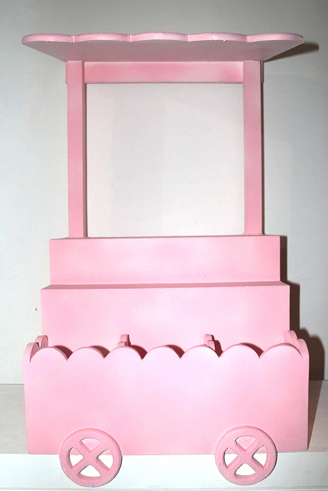 Carreta de Mesa Rosada 
Medidas 70 cm Altura  
40 cm Largo
$35.000 