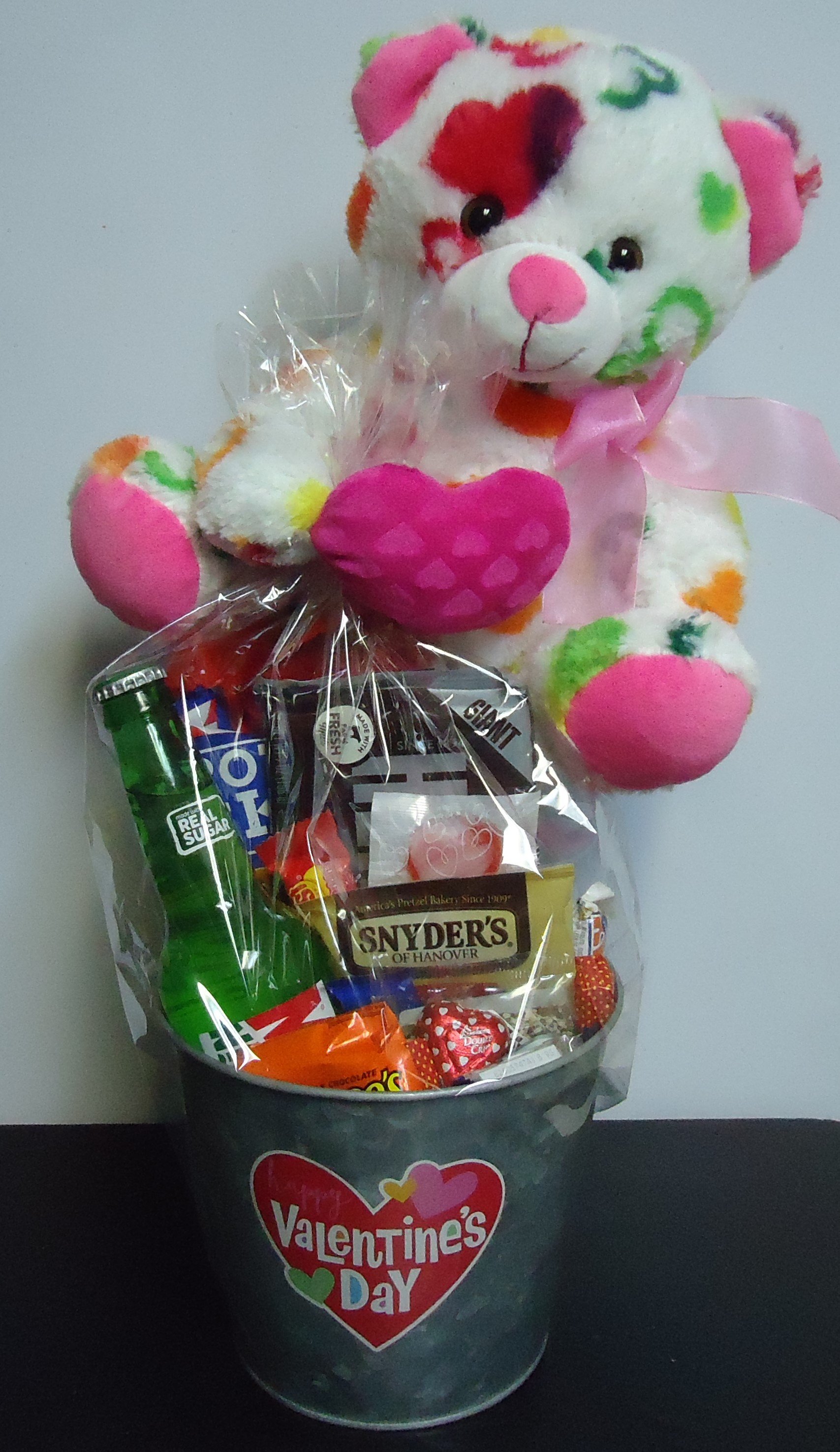 Heart Pail W/Drink, Candy &amp; Plush
$35.00