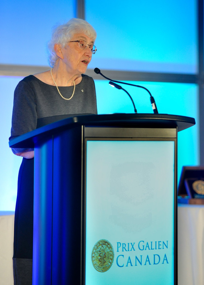 2018 - Dr. Jean Gray, president of the jury of Prix Galien Canada