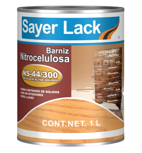 SELLALACK CONCENTRADO NS-44/300
Sellador con alto contenido en sólidos, rápido secado
alta viscosidad, gran redimiendo y con muy buena lijabilidad.
USO
Por su alta concentración, este sellador es ideal para trabajos
en la industria de la construcción y en el barnizado
de muebles a la medida ya que puede ser aplicado a brocha,
mona o pistola, sobre tablero enchapado o madera sólida
en muebles de uso en interiores.
CARACTERÍSTICAS
DURABILIDAD: NA
DILUIR CON D-8000 AL 200%
RENDIMIENTO TEÓRICO: 6 A 8 M2/L
APLICACIÓN: BROCHA/MONA/PISTOLA
PRESENTACIÓN LITRO