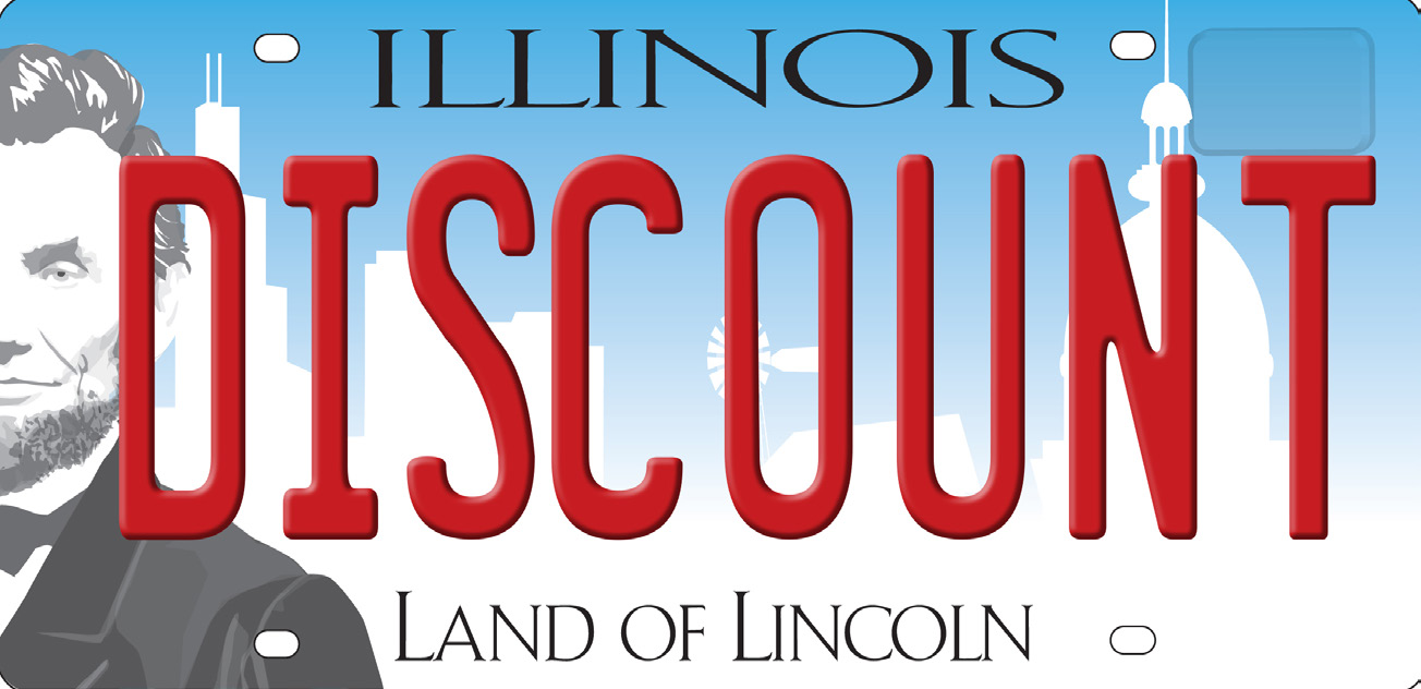 Illinois License Plate Discount for Seniors