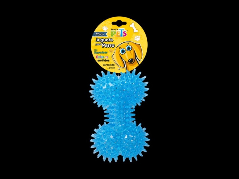 FL9649 JUGUETE HUESO GLITTER 
C/SQUEAKER CH COLORES 
SURTIDOS