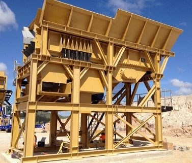 ARVI - ALIMENTADOR VIBRATORIO TIPO RIP RAP SOBRE SKID