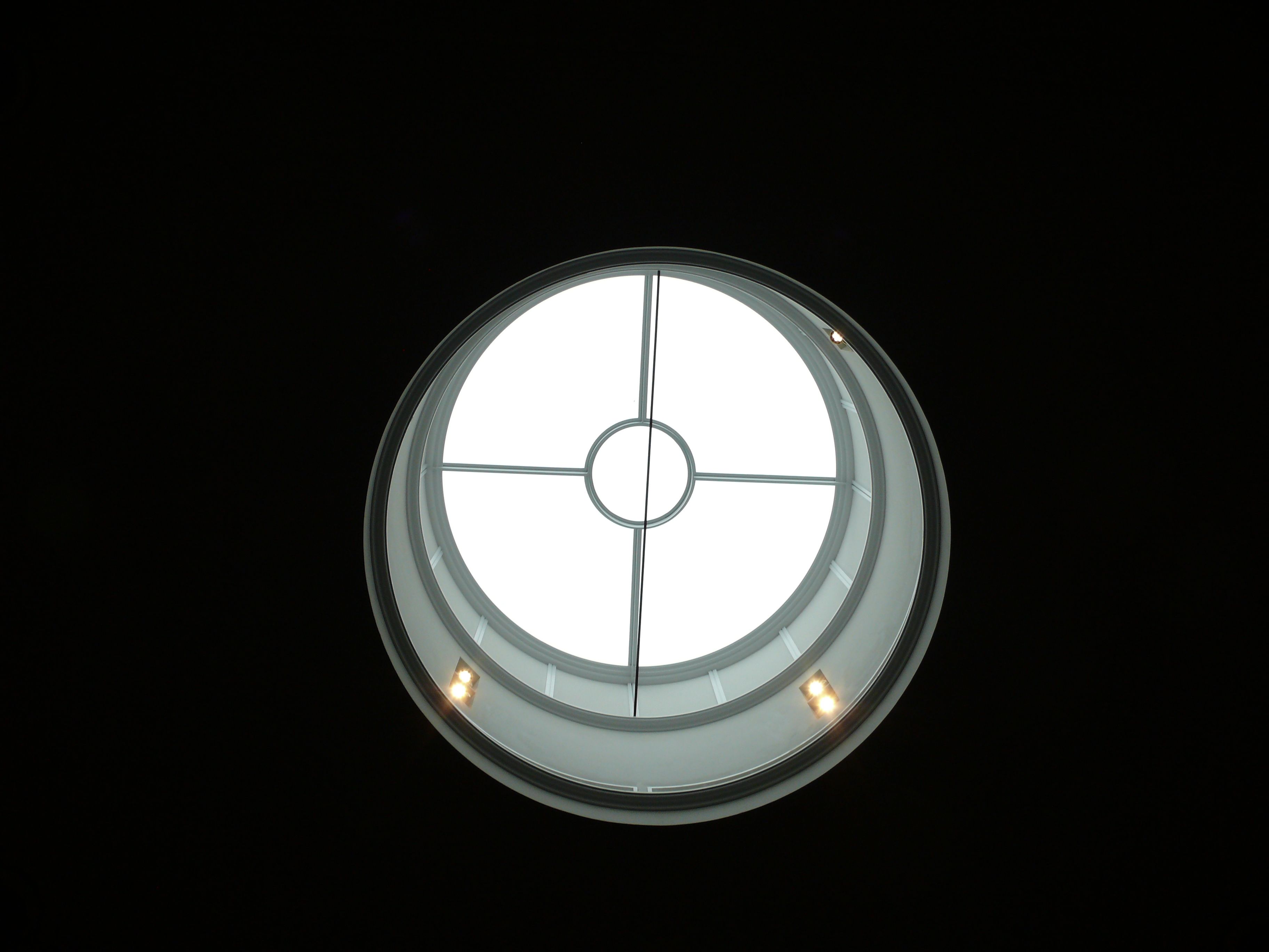 a room with a table and chairs