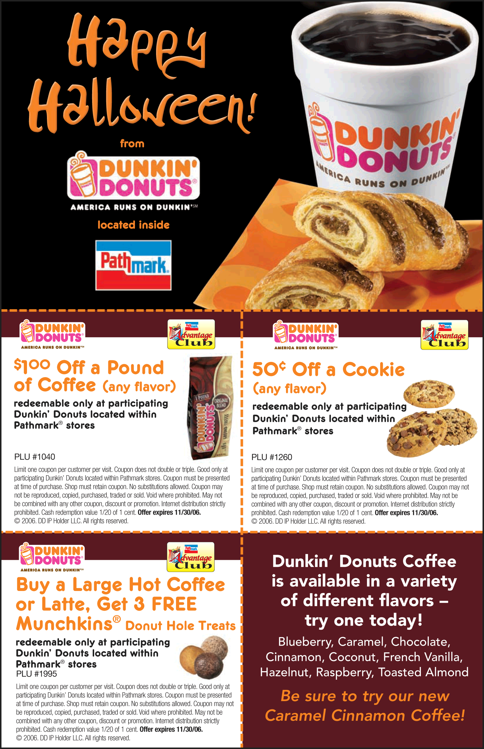 Dunkin' Donuts
Coupons