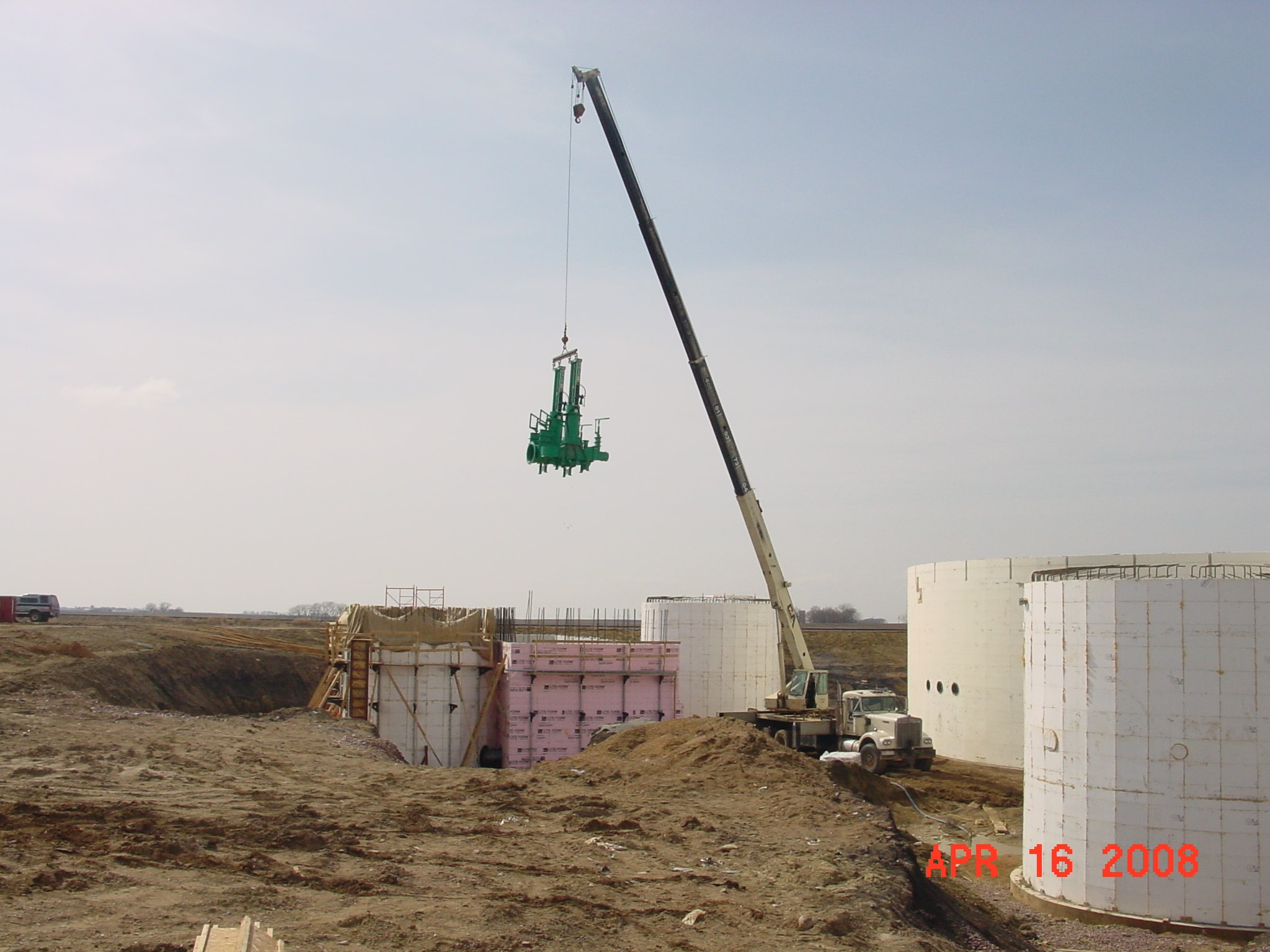Crane Lifting New Equipment