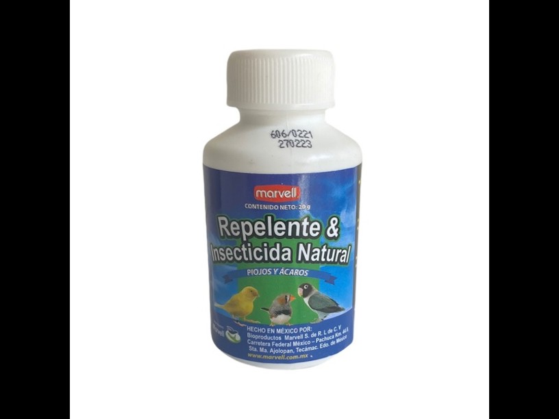 MARV606 POLVO INSECTICIDA 
NATURAL 20 G