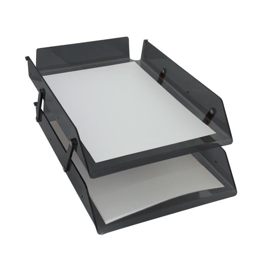 BANDEJA ARTICULABLE DOBLE MAE OFICIO
COMPUESTA DE POLIPROPILENO,TAMAÑO OFICIO
ARTÍCULO: CHAROLA
TIPO: DOBLE
COLOR: NEGRO
MARCA: MAE
MATERIAL: POLIESTIRENO