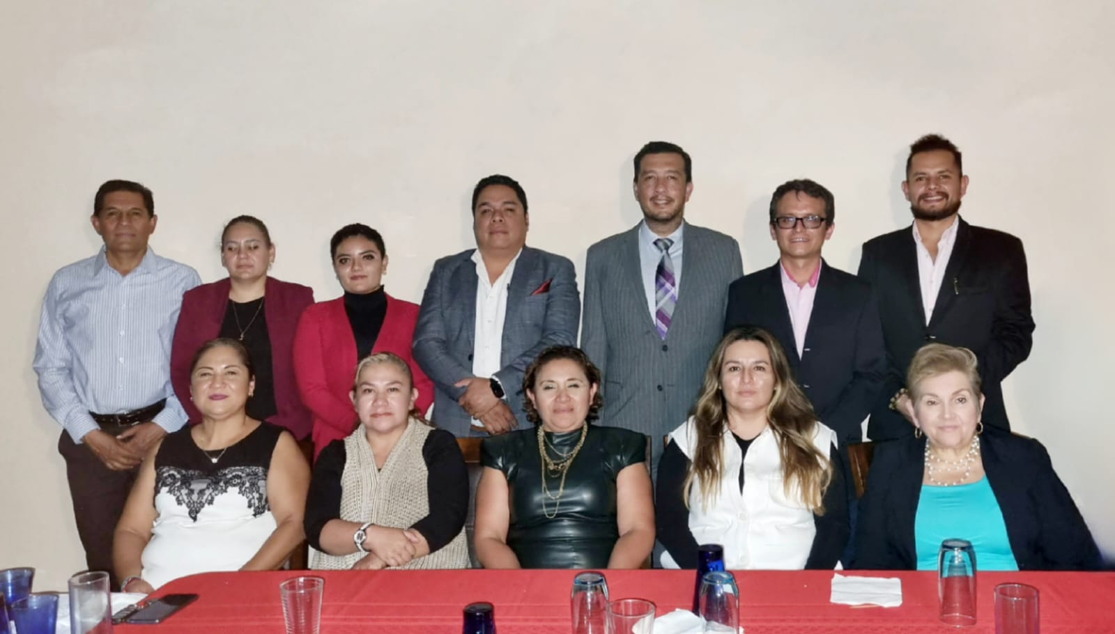 Integrantes de la Clínica Procesal festejando el 3er. Aniversario.