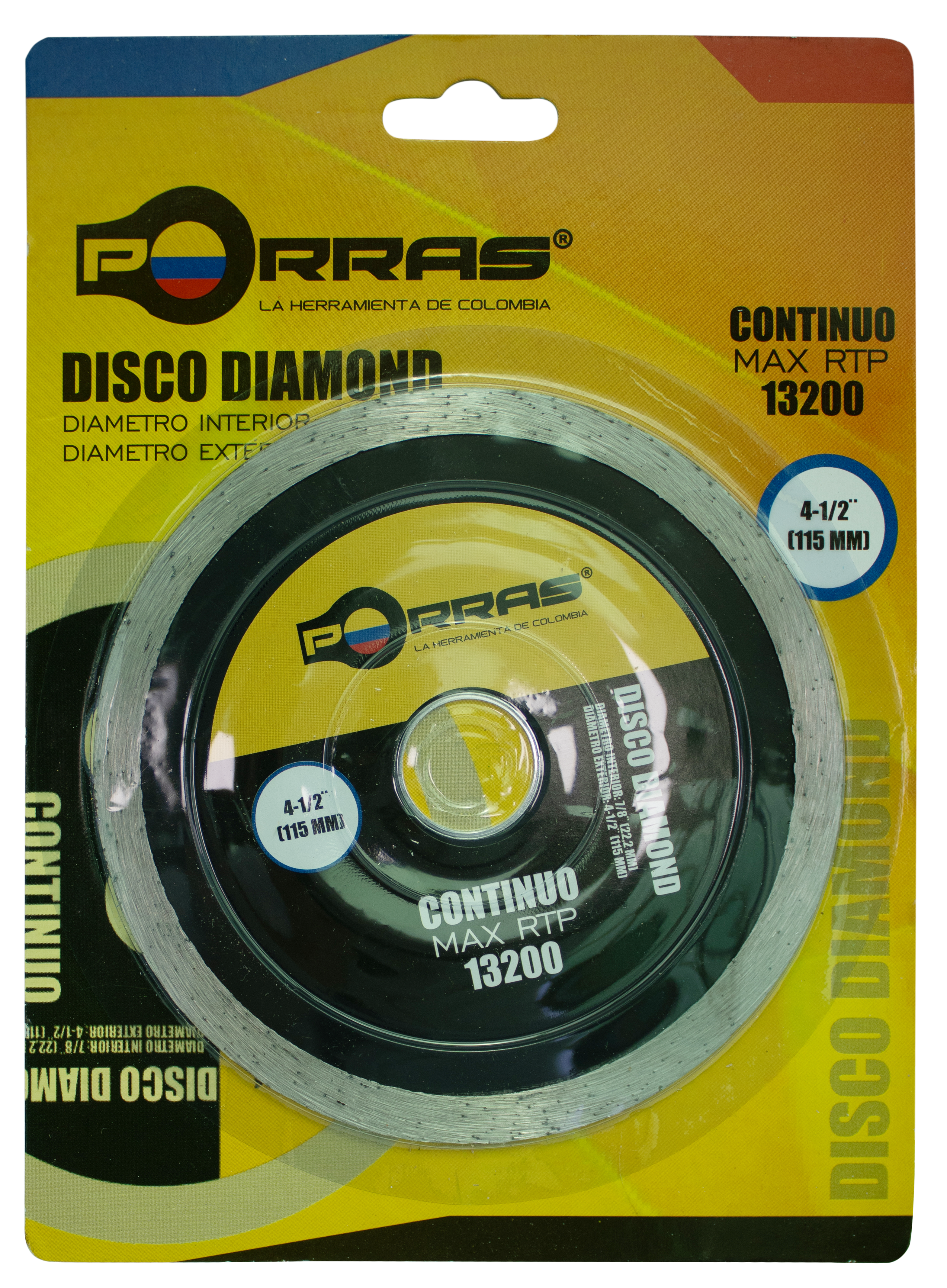 Disco Diamantado Continuo Porras
