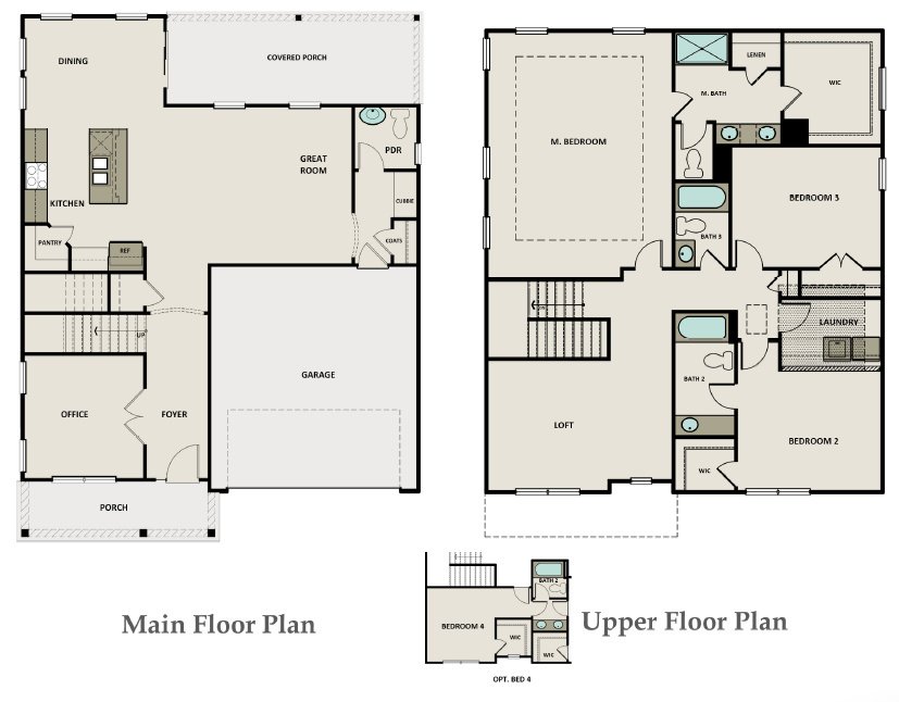 Meadowbrook Floor Plan TwoStory Home Build On Your