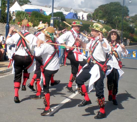 Start of the Flamboro Sword Dance