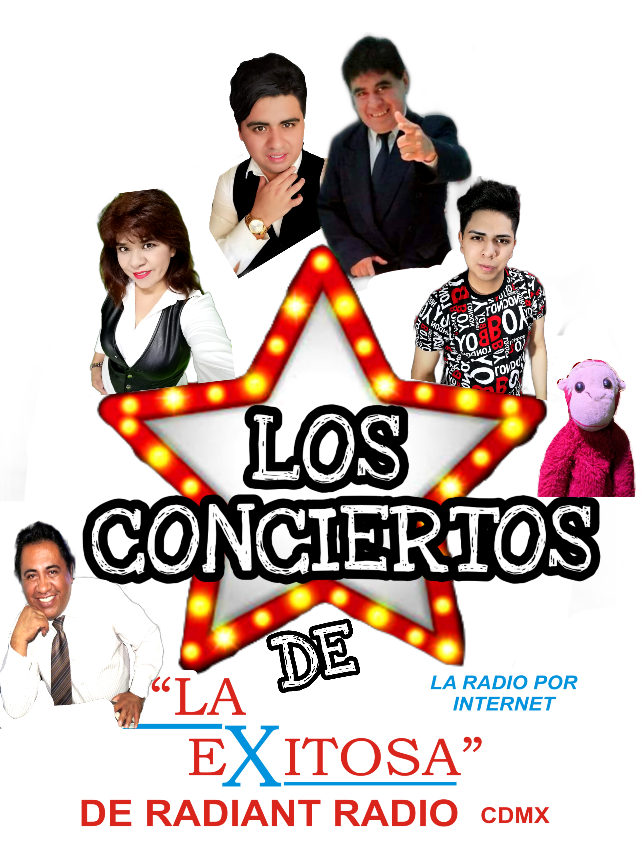 los conciertos de la exitosa de radiantv mexico guss rodriguez alex rodriguez arce alexjr lic arturo y charkly