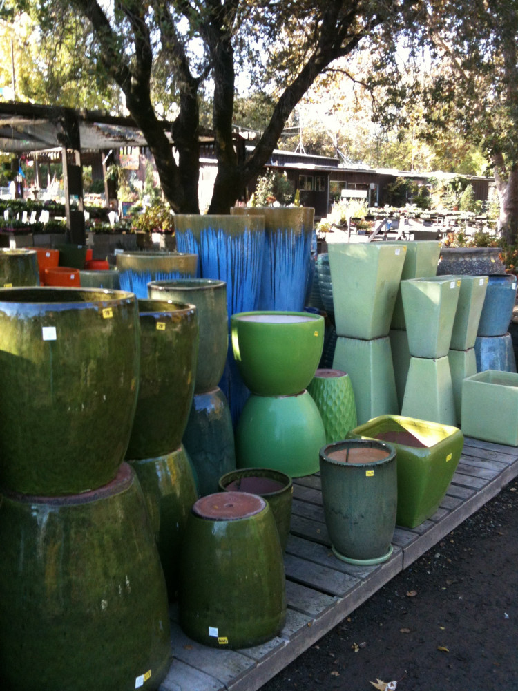 So many choices in beautiful pottery
