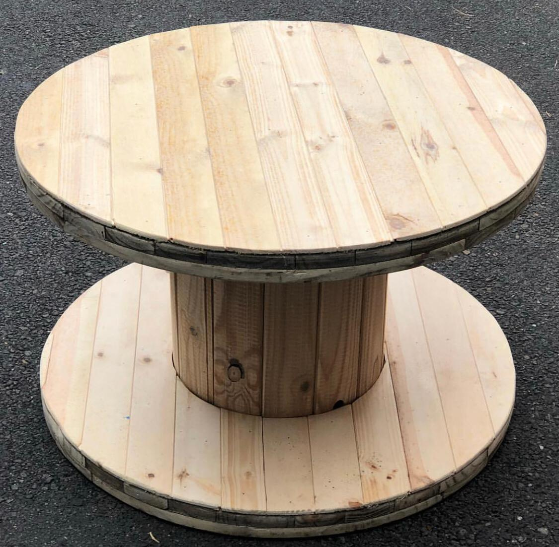 Carretes de Madera
Pequeño 38,5cm Alto x 58n Diámetro
$ 20.000