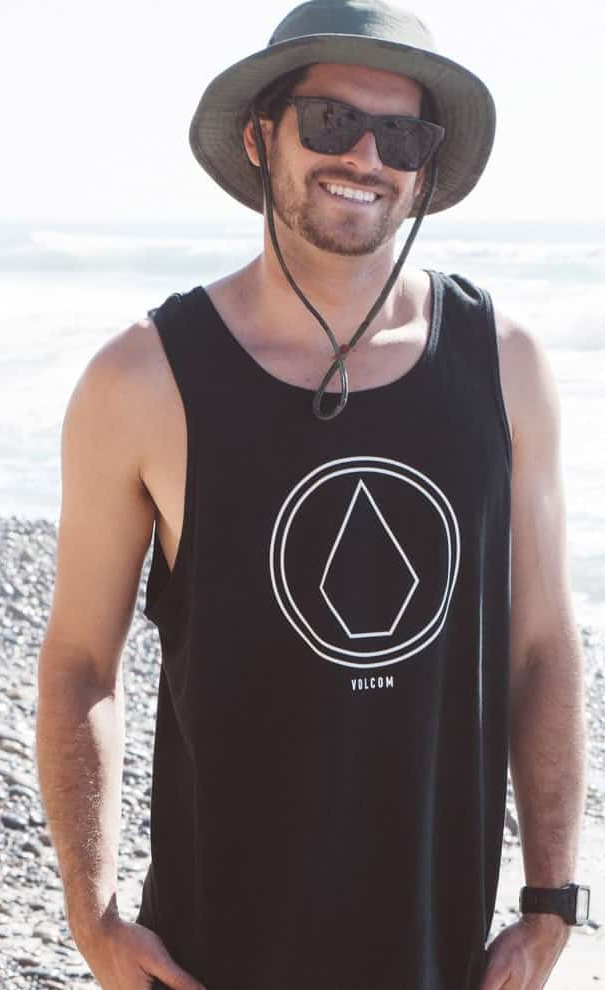 Man wearing a tank top