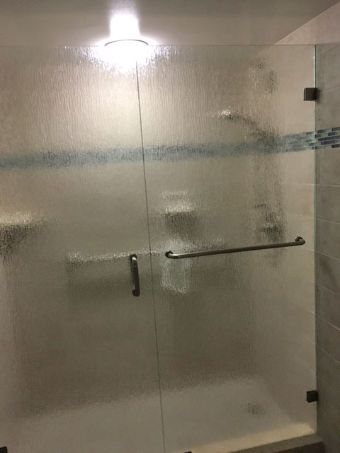 Textured Glass Partition
