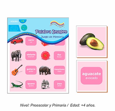 JUEGO DE MEMORIA PALABRA IMAGEN
HYD HC 0275 NO. 94

$ 195.00