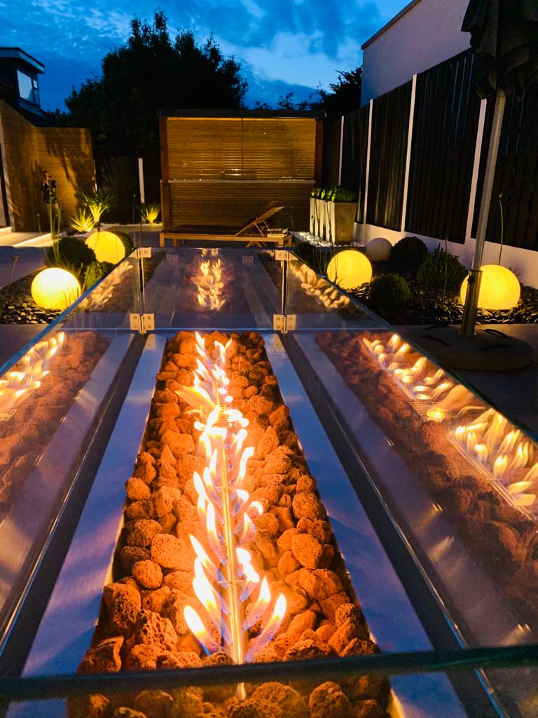 Gas Fire Table