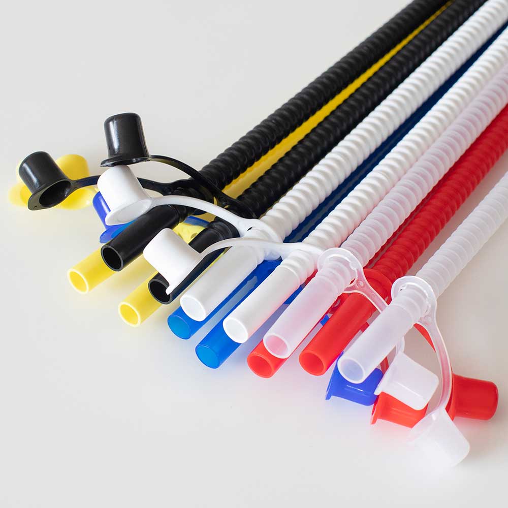 Straws Assorted Caps Off 2